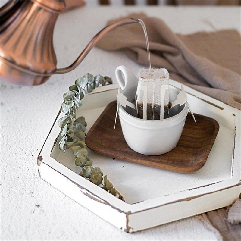Paxley Wooden Tray Set | Rustic Design | Versatile Use | Decoration and Serving