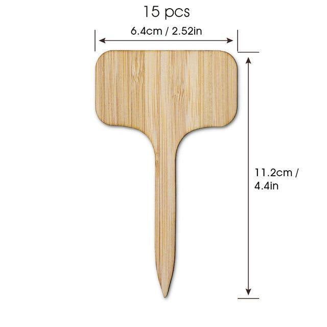 Paxley Wood Plant Labels | Eco-Friendly | Perfect for Garden & Balcony | Marker Tags for Plants