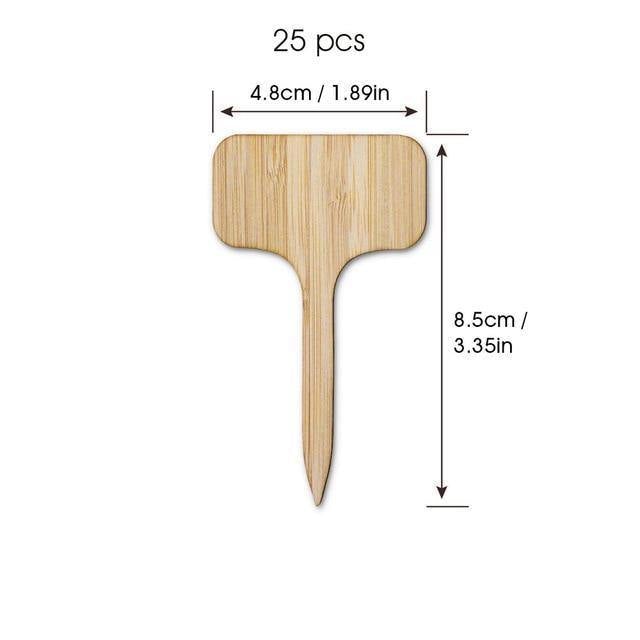 Paxley Wood Plant Labels | Eco-Friendly | Perfect for Garden & Balcony | Marker Tags for Plants