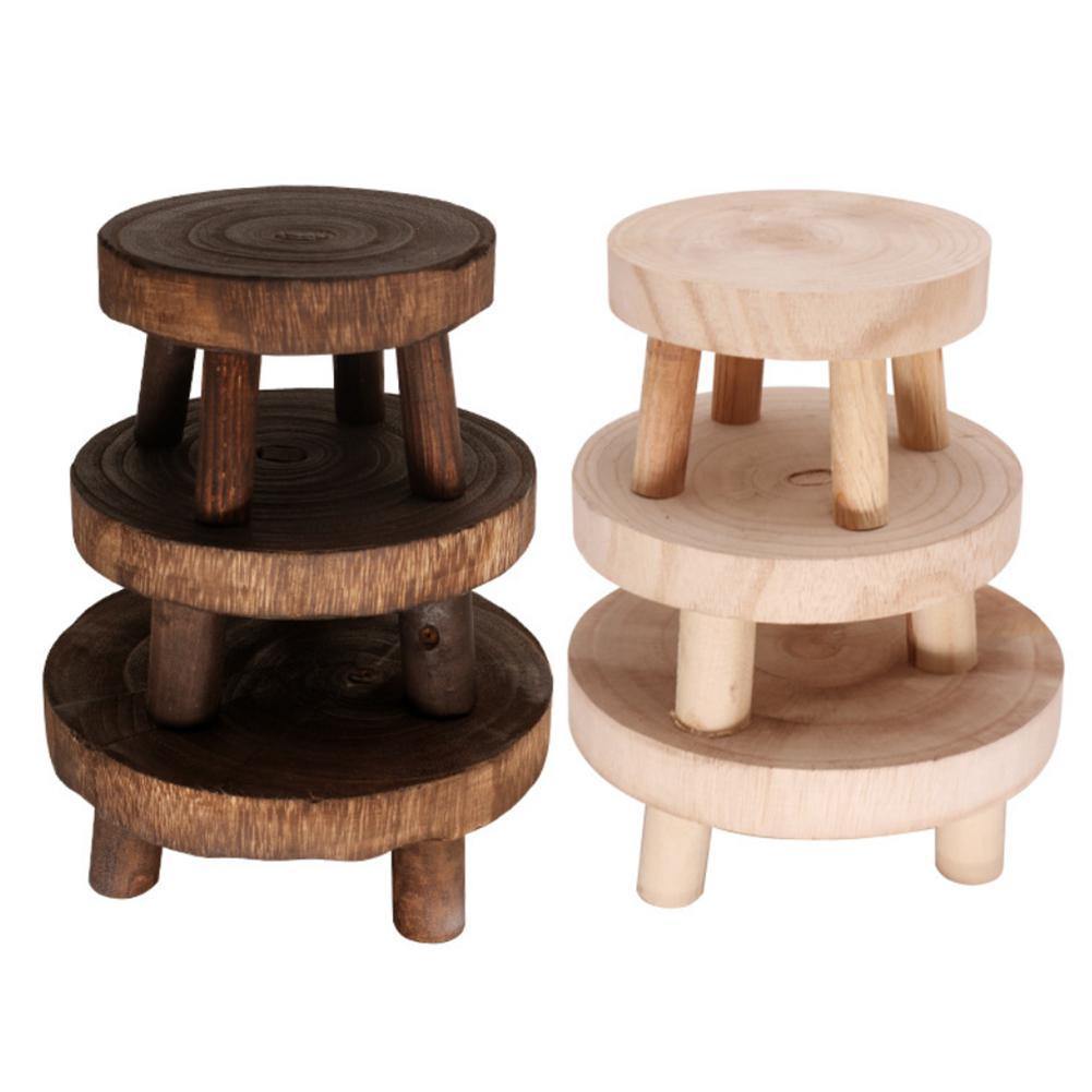Paxley Wood Plant Stand | Raised Flower Pot Holder | Minimalist Design | Perfect for Living Room