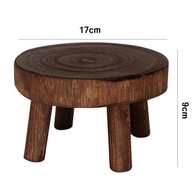 Paxley Wood Plant Stand | Raised Flower Pot Holder | Minimalist Design | Perfect for Living Room