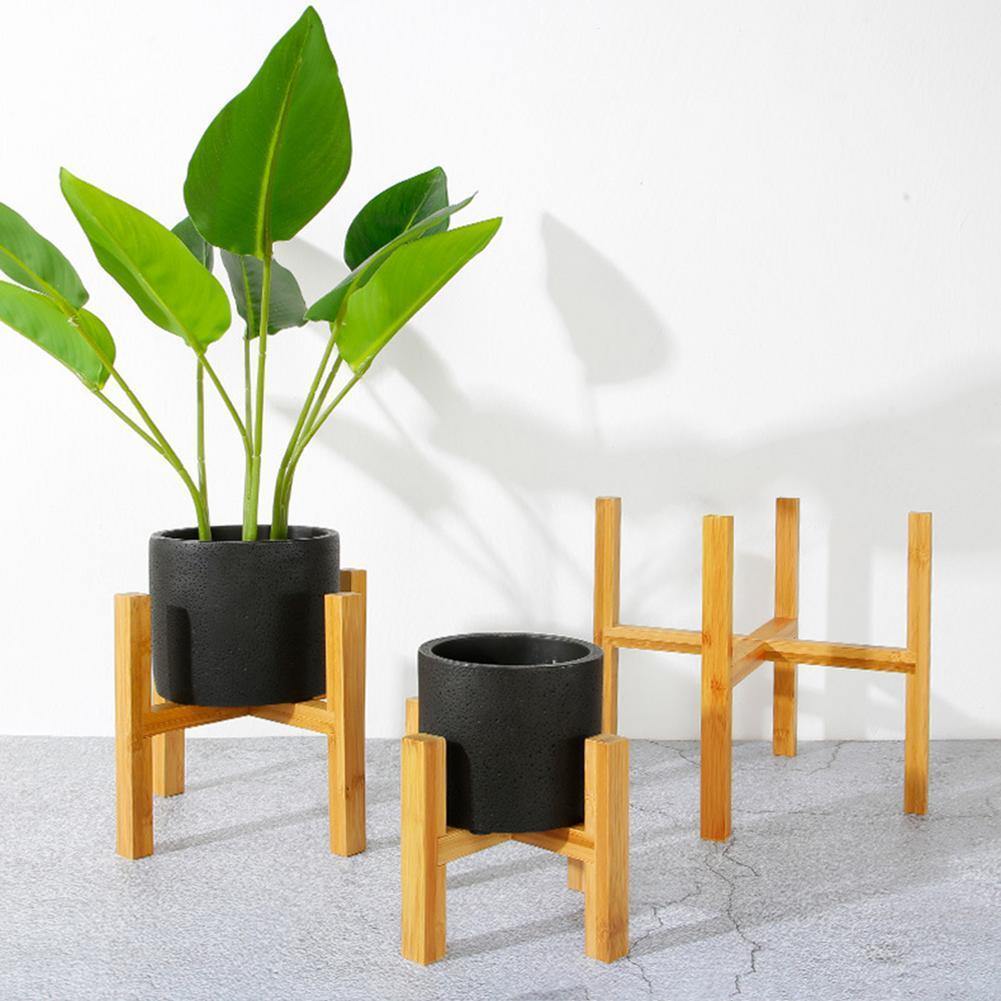 Paxley Plant Stand made of Bamboo | Adjustable & Stable | Perfect for Indoors