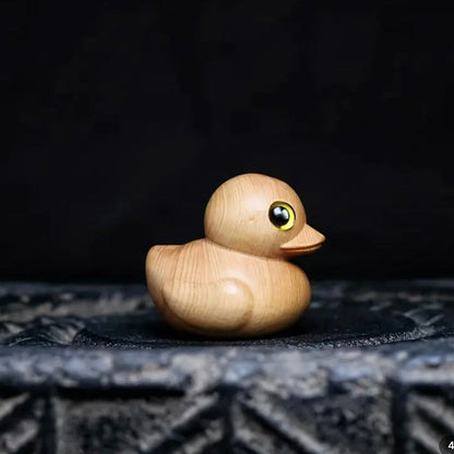 Paxley Wooden Rubber Duck