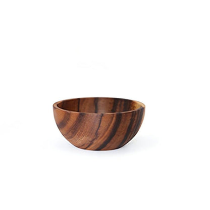 Rustic Bamboo Bowl Set