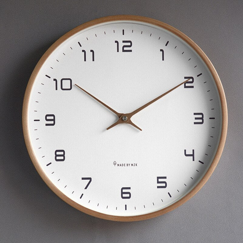 Paxley | Wooden Wall Clock | Scandinavian Design | Square Clock Braun