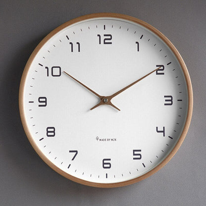 Paxley | Wooden Wall Clock | Scandinavian Design | Square Clock Braun