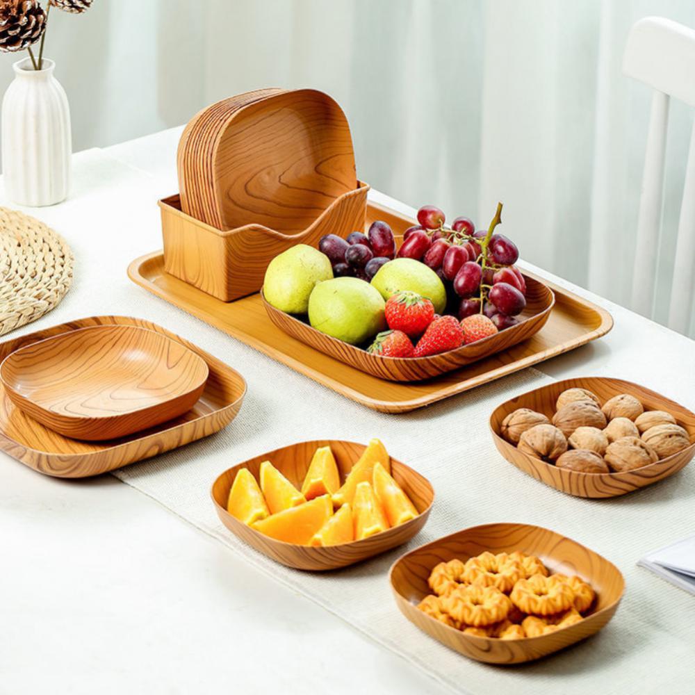 Paxley Wooden Snack Plate