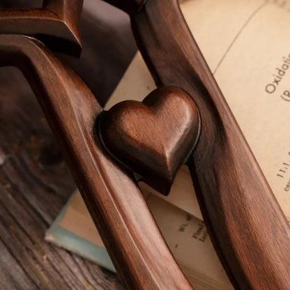 Paxley Heart Wooden Cross