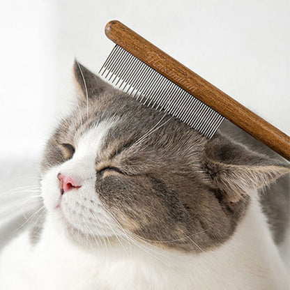 Paxley Knot Comb with Wooden Handle