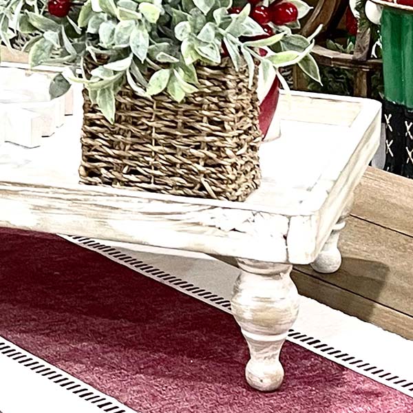 Paxley Wooden Footed Riser Trays, Set of 2