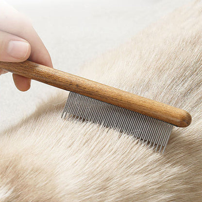 Paxley Knot Comb with Wooden Handle