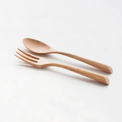 Eco-friendly Spoon and Fork Set in Bamboo