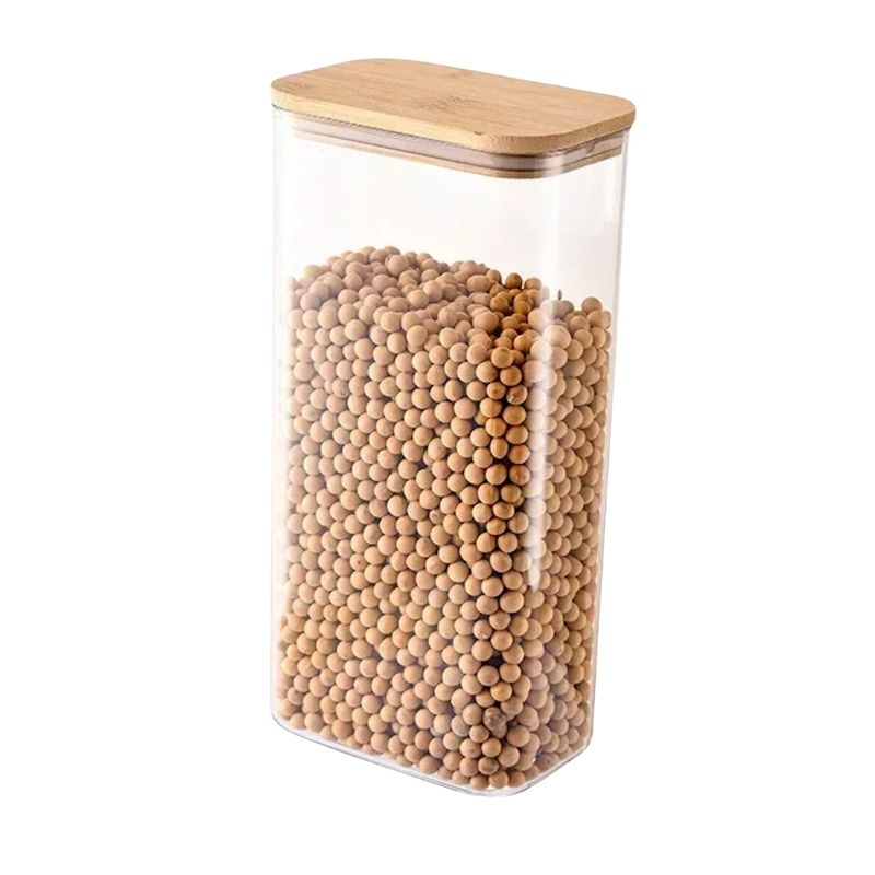 Glass Containers with Bamboo Lid
