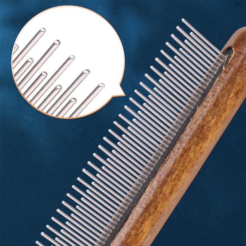 Paxley Knot Comb with Wooden Handle