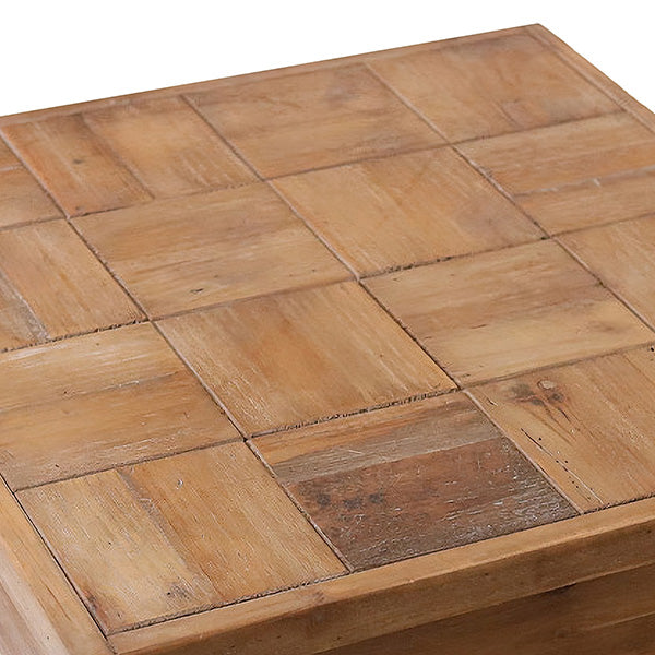 Paxley | Coffee Table | Square Wood Panel Top | Living Room Table