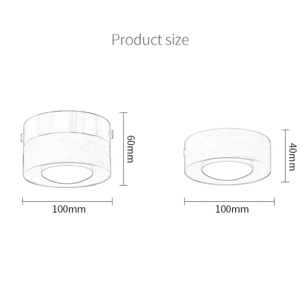Paxley | Ceiling Light | Wooden LED Spotlight | Compact Mount