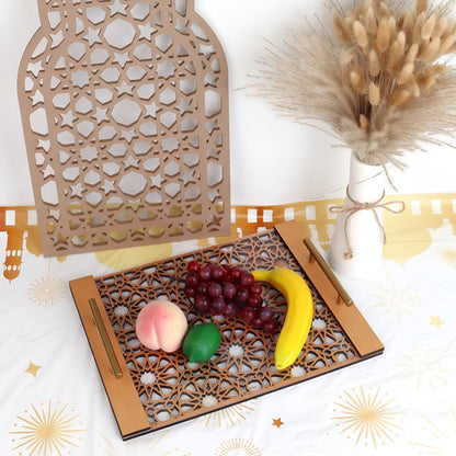 Paxley Gold Pineapple Leaf Tray