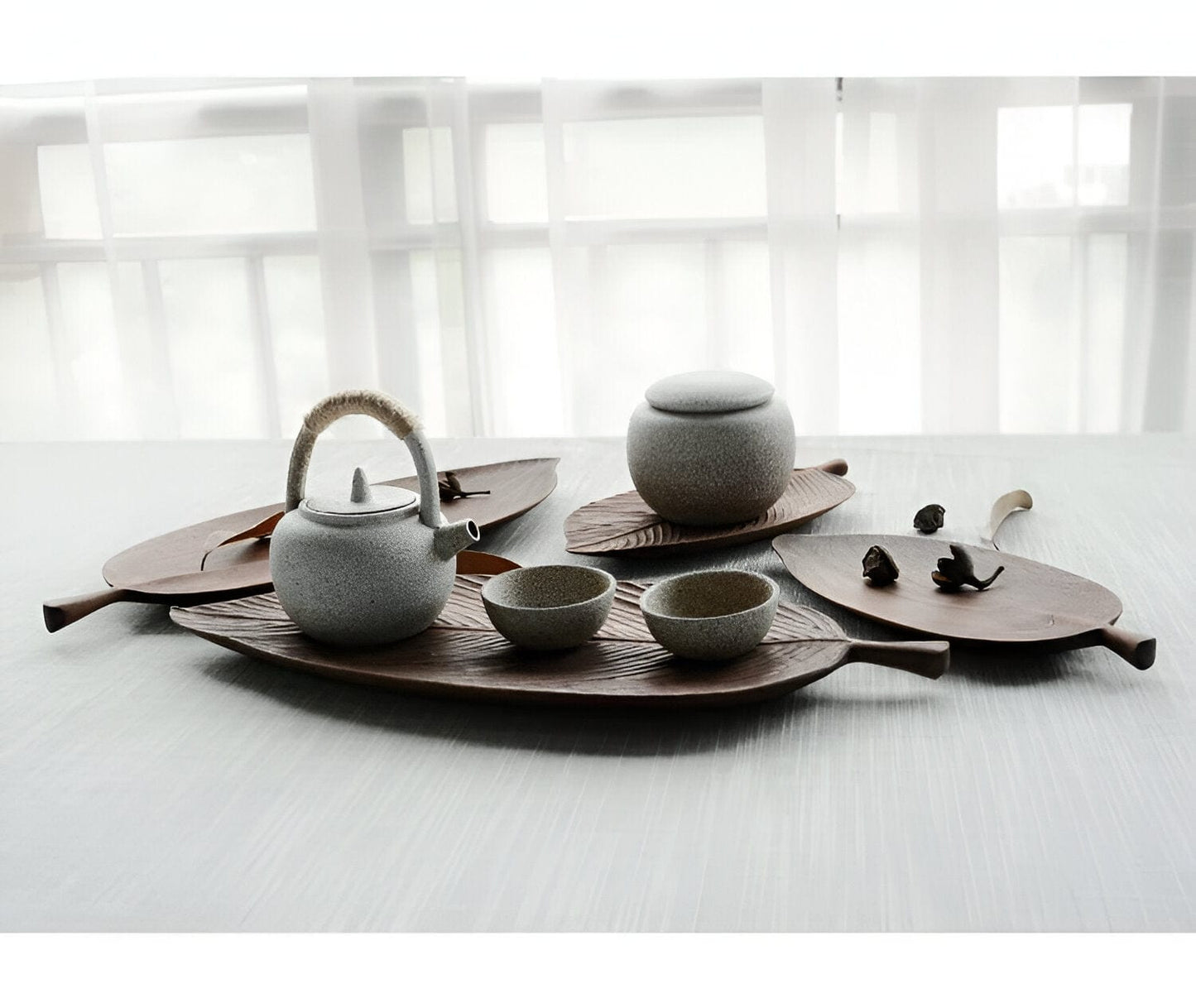 Paxley Wood Decoration Leaf Tray