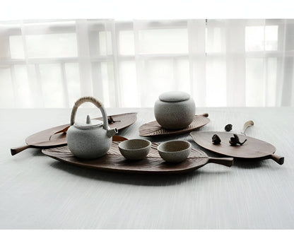 Paxley Wood Decoration Leaf Tray