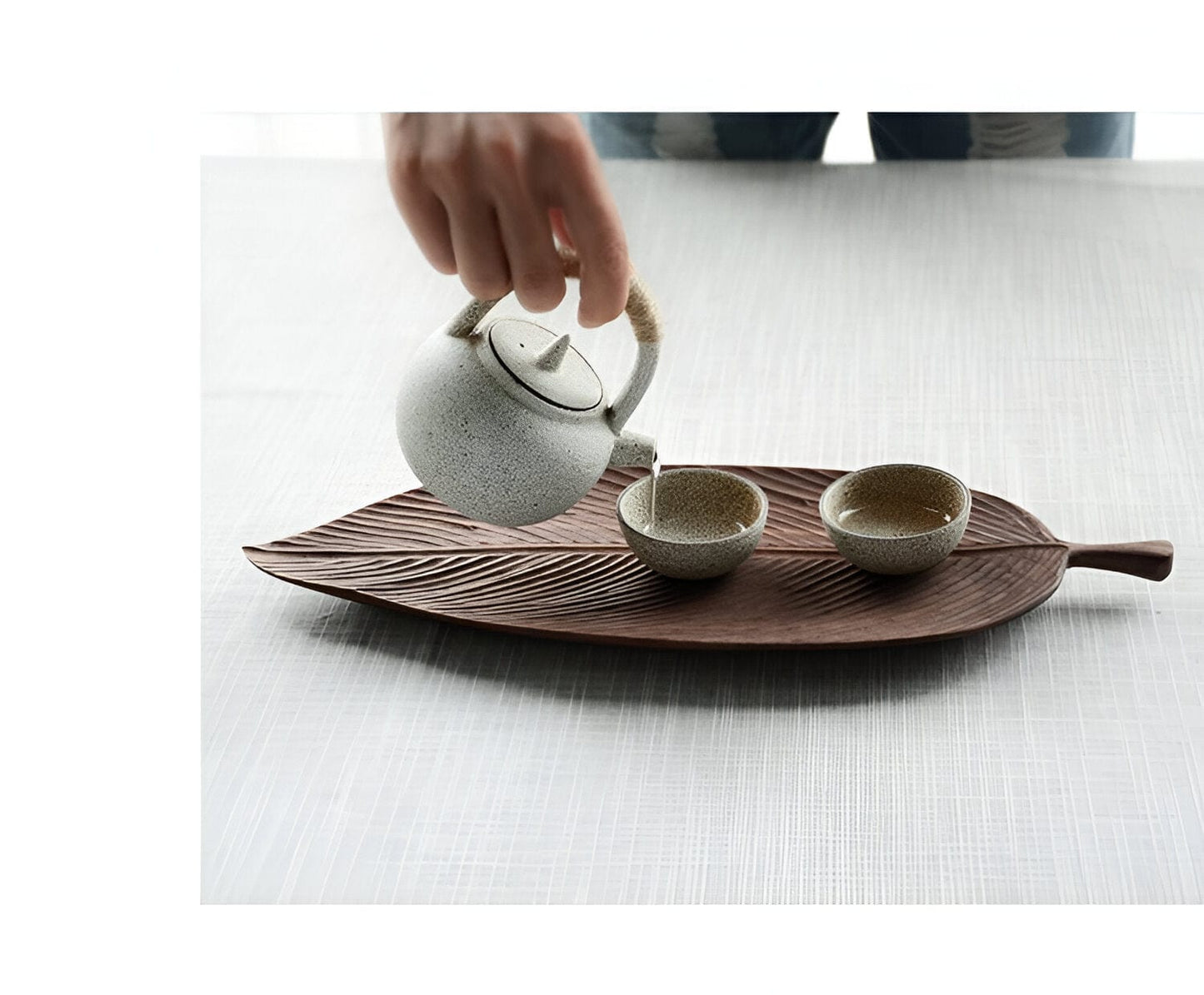 Paxley Wood Decoration Leaf Tray