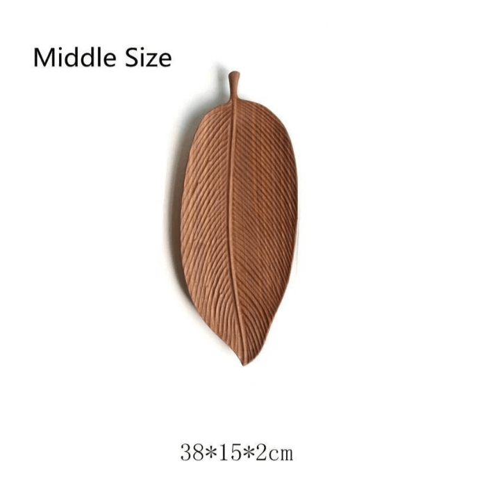 Paxley Wood Decoration Leaf Tray