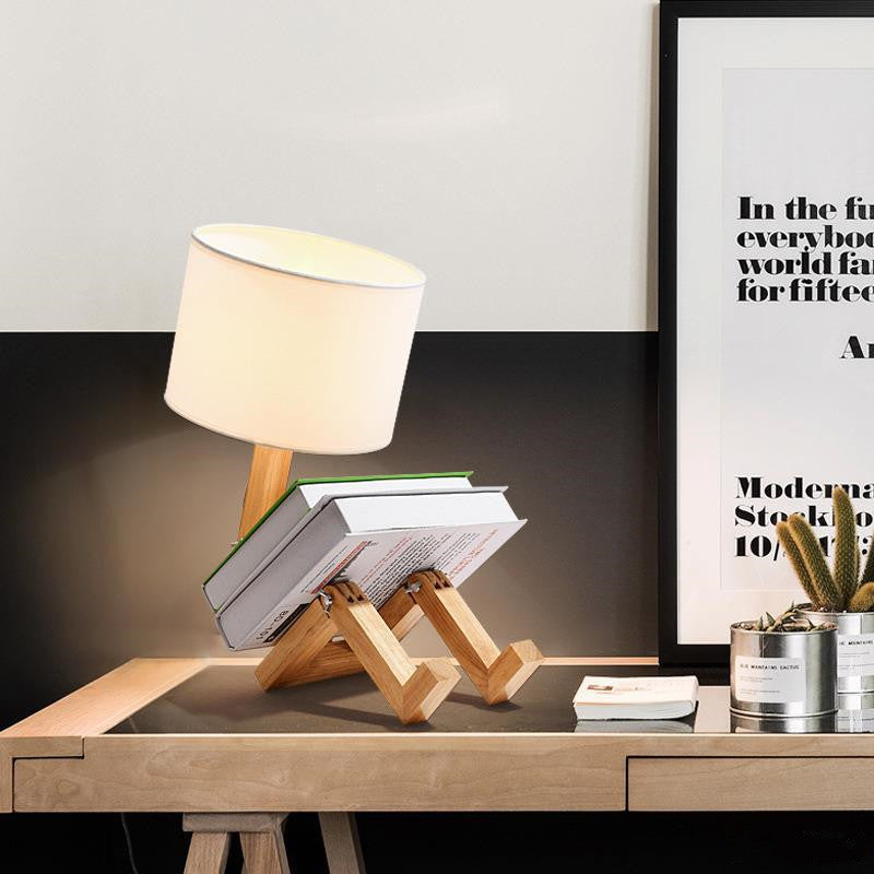 Paxley | Wooden Desk Lamp | LED Light | Table Lamp