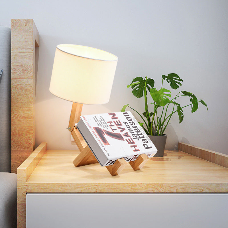 Paxley | Wooden Desk Lamp | LED Light | Table Lamp