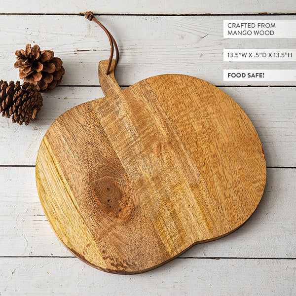 Paxley Pumpkin Charcuterie Cutting Board