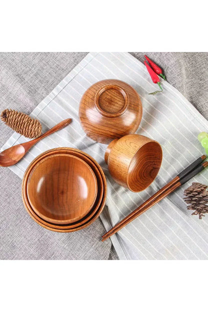 Paxley Charm Wooden Bowls Set
