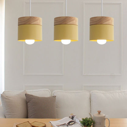 Paxley Wood Pendant Light Hanging Lamp