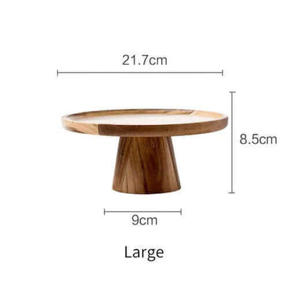 Paxley Wood Cake Stand