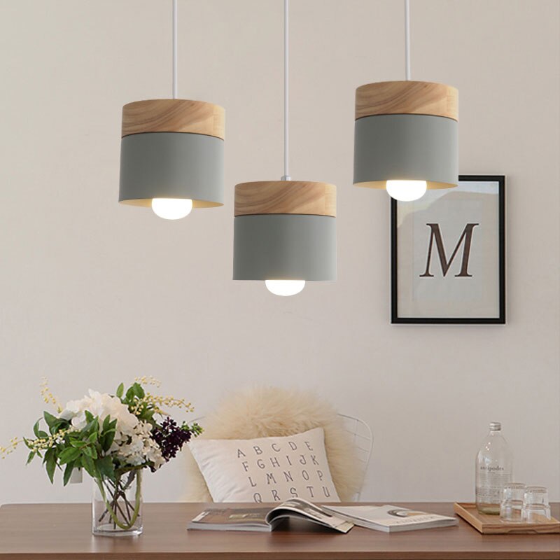 Paxley Wood Pendant Light Hanging Lamp