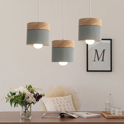 Paxley Wood Pendant Light Hanging Lamp