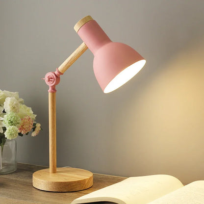 Paxley Colored Wooden Table Lamp