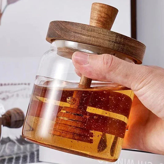 Paxley Honey Glass Jar