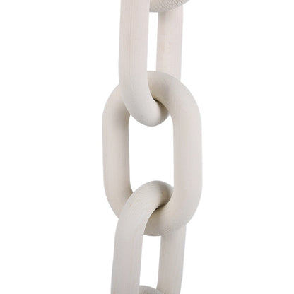 Paxley Nordic Hand Carved Wooden Necklace Link Rope