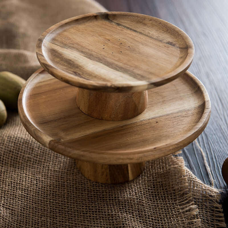 Paxley Wood Cake Stand