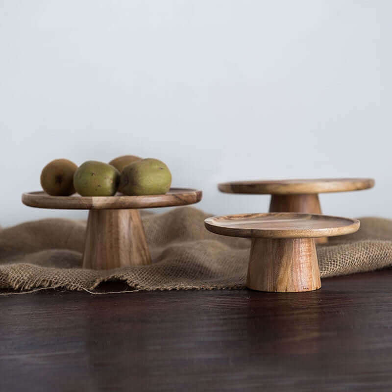 Paxley Wood Cake Stand