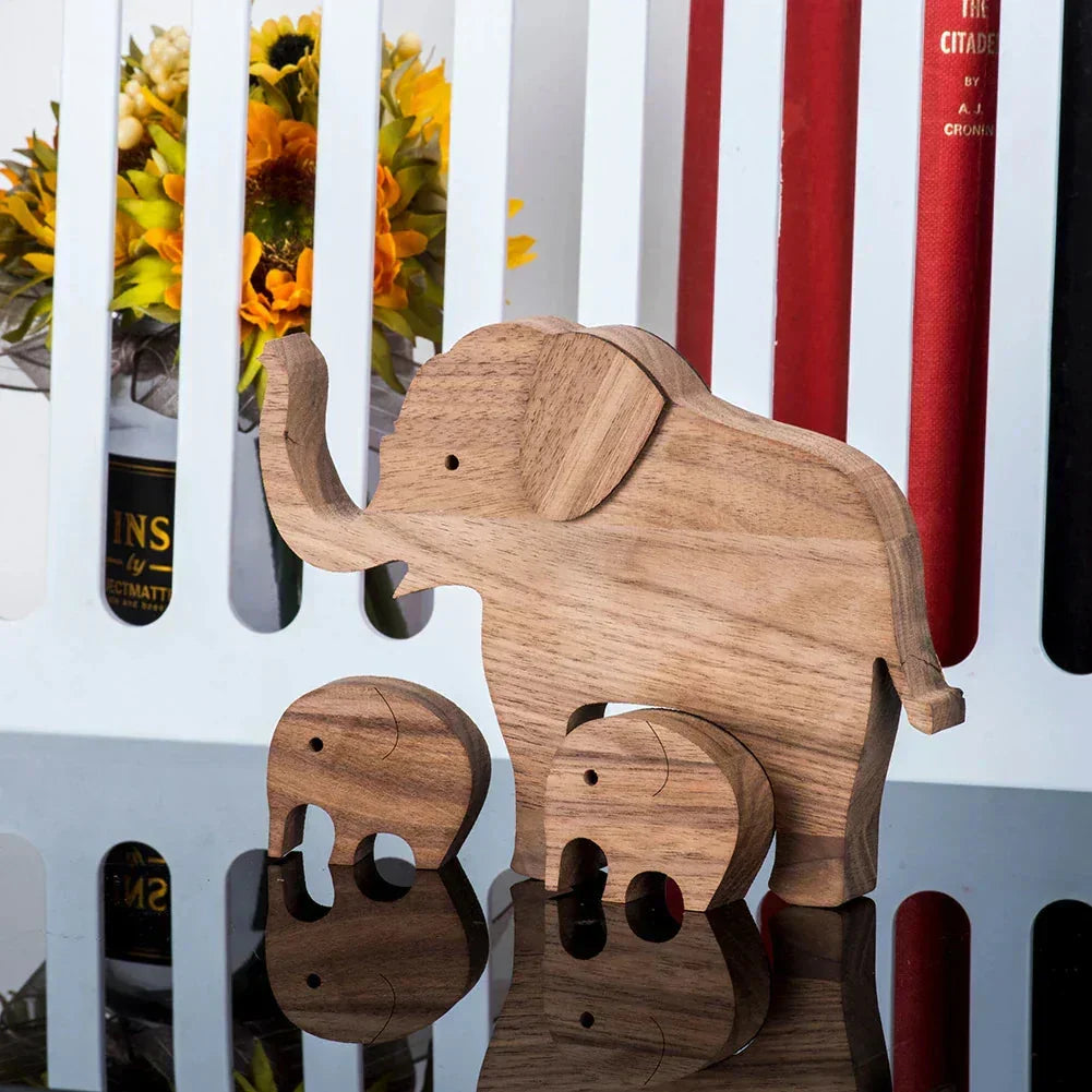 Paxley | Wooden Dog Sculpture | Handcrafted Decor | Table Ornament