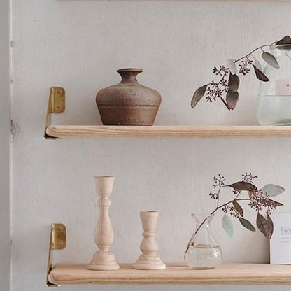 Paxley Classic Wooden Candle Holder | Timeless Design | Elegant Table Decor