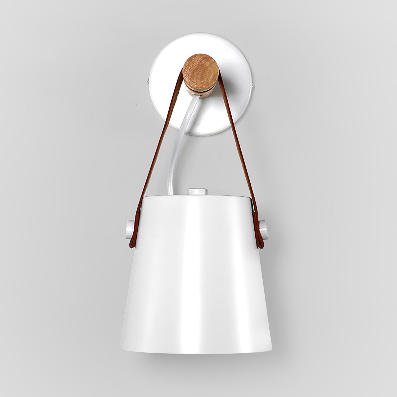 Paxley | Wall Lamp | Conical Wooden Shade | Indoor Lighting