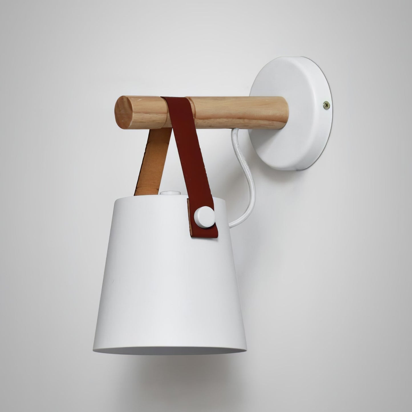 Paxley | Wall Lamp | Conical Wooden Shade | Indoor Lighting
