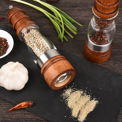 Paxley Coarse Grain Wood Salt and Pepper Mill Set Wood Mills