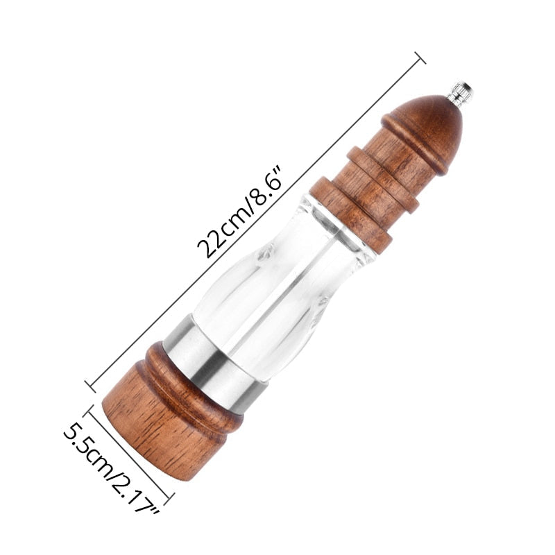 Paxley Coarse Grain Wood Salt and Pepper Mill Set Wood Mills