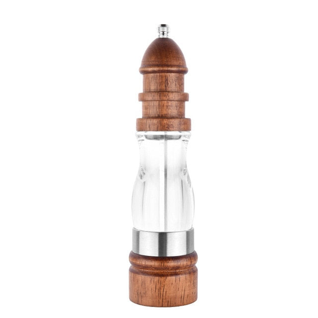 Paxley Coarse Grain Wood Salt and Pepper Mill Set Wood Mills
