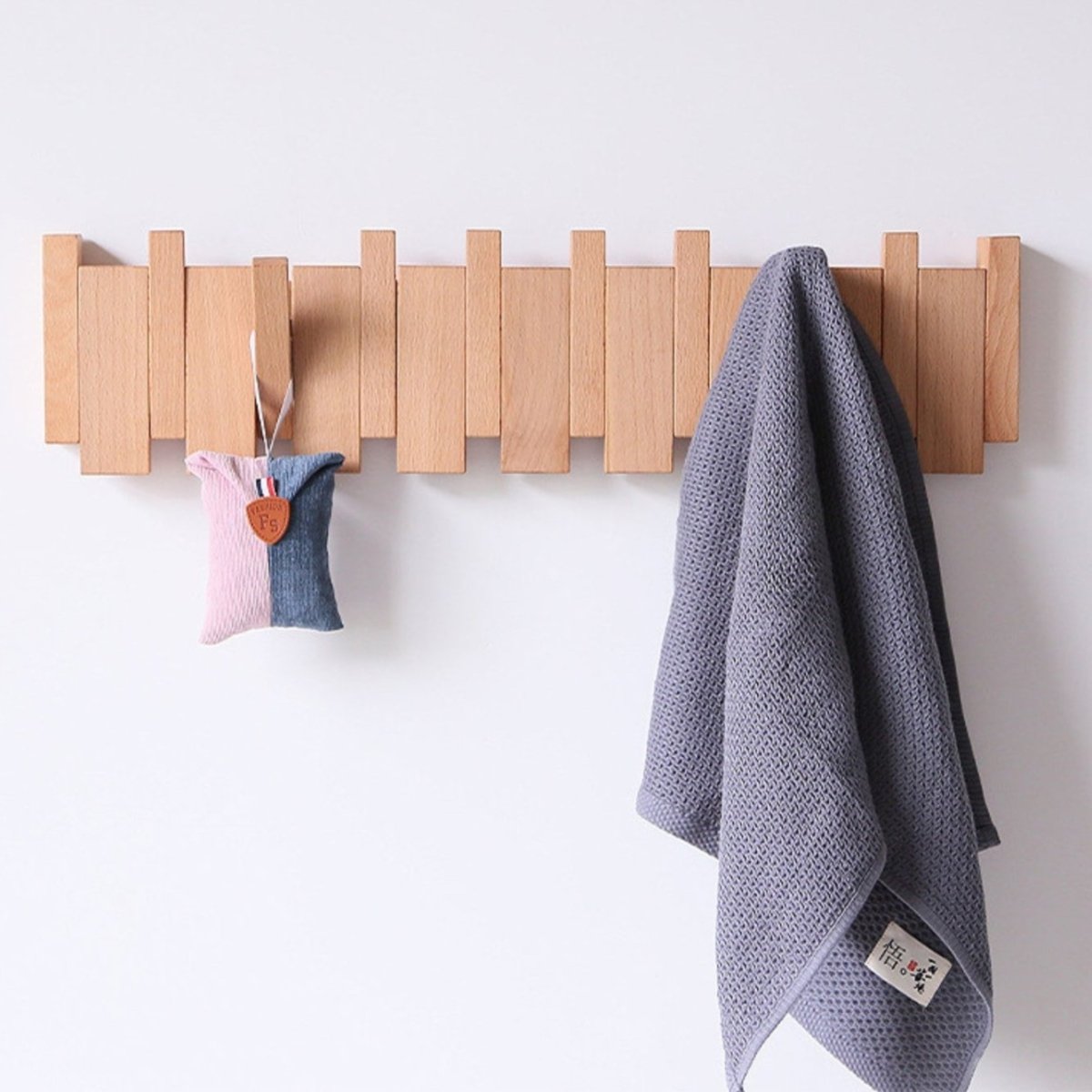 Paxley | Piano Coat Rack | Wall Mounted | Wooden Storage