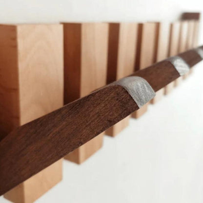Paxley | Piano Coat Rack | Wall Mounted | Wooden Storage