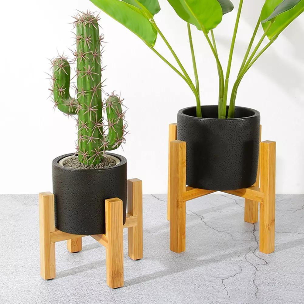 Paxley | Plant Stand | Bamboo Construction | Indoor Holder