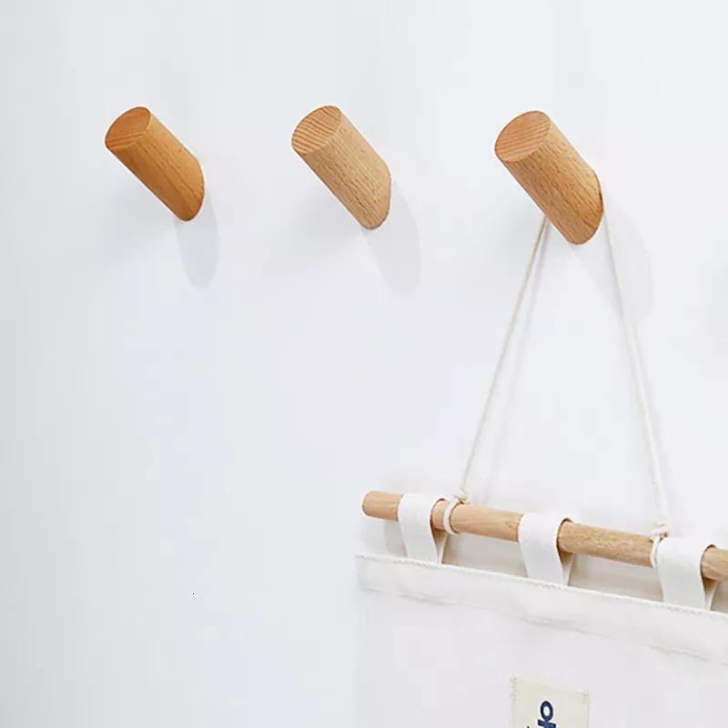 Paxley | Wall Hook | Solid Wood | Wall Mounted White 8cm