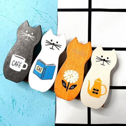 Paxley Cats Wood Craft Photo Clips